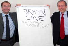 CONTO ALLA ROVESCIA PER BRYAN CAVE